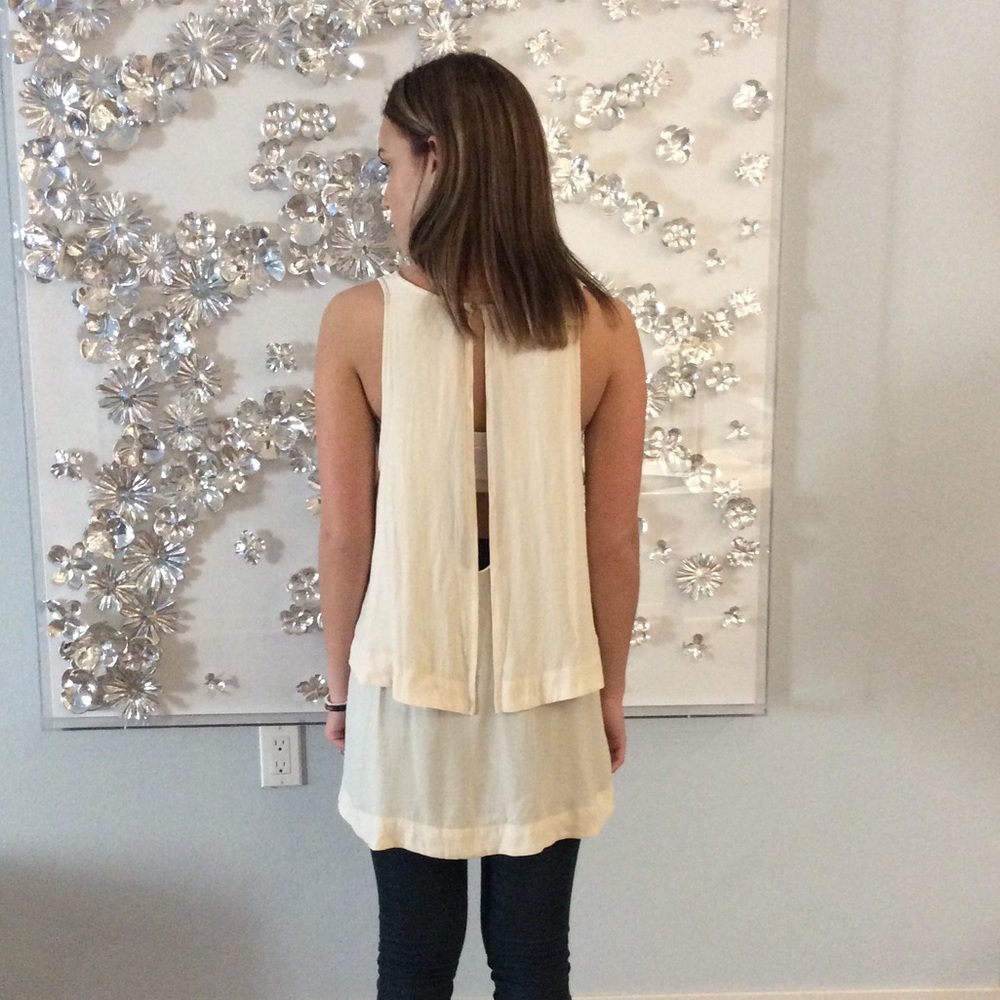 NWT Free People tunic cream size M - Picture 4 of 5